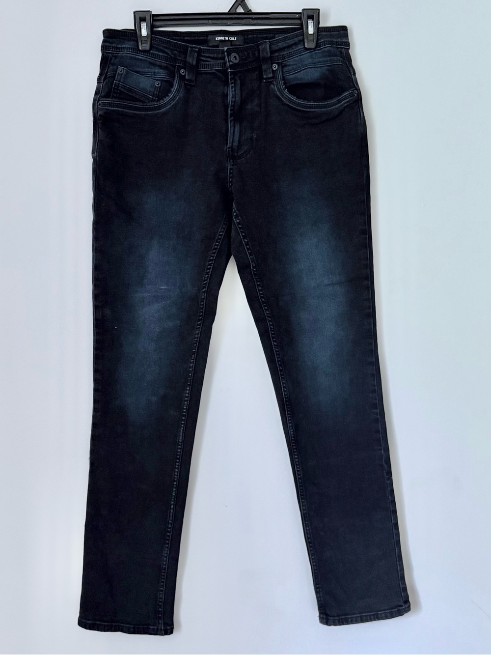 Kenneth Cole Slim Black Washed Jeans SZ.30